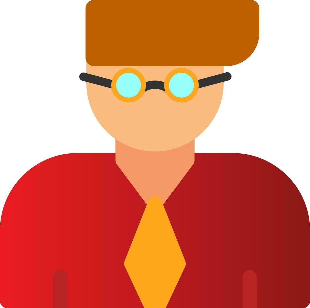 Professor Vector Icon Design