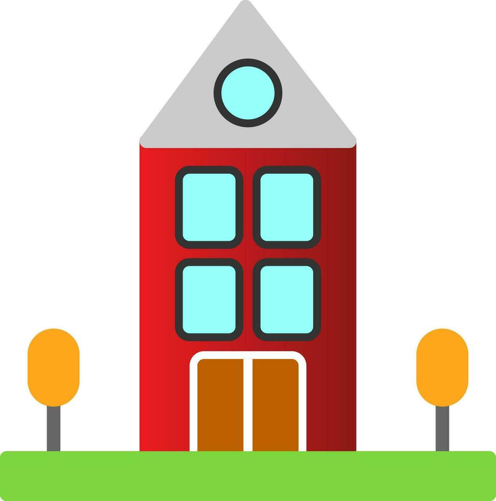 University Vector Icon Design