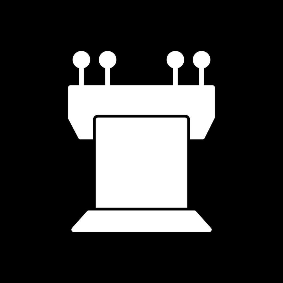 diseño de icono de vector de podio
