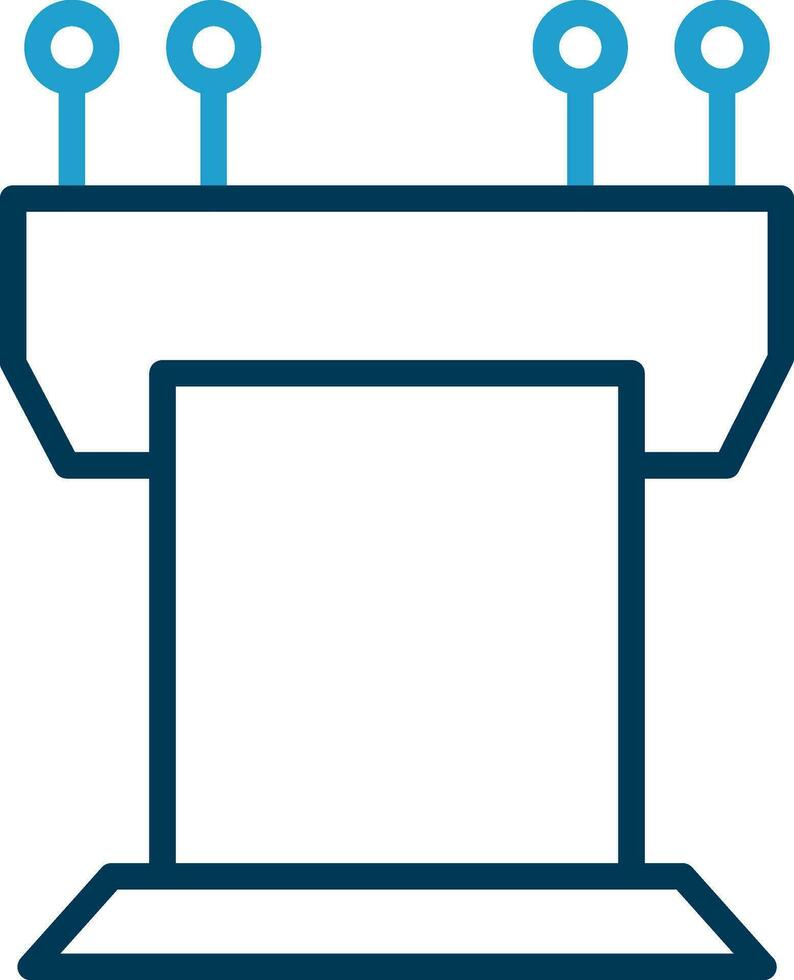 Podium Vector Icon Design