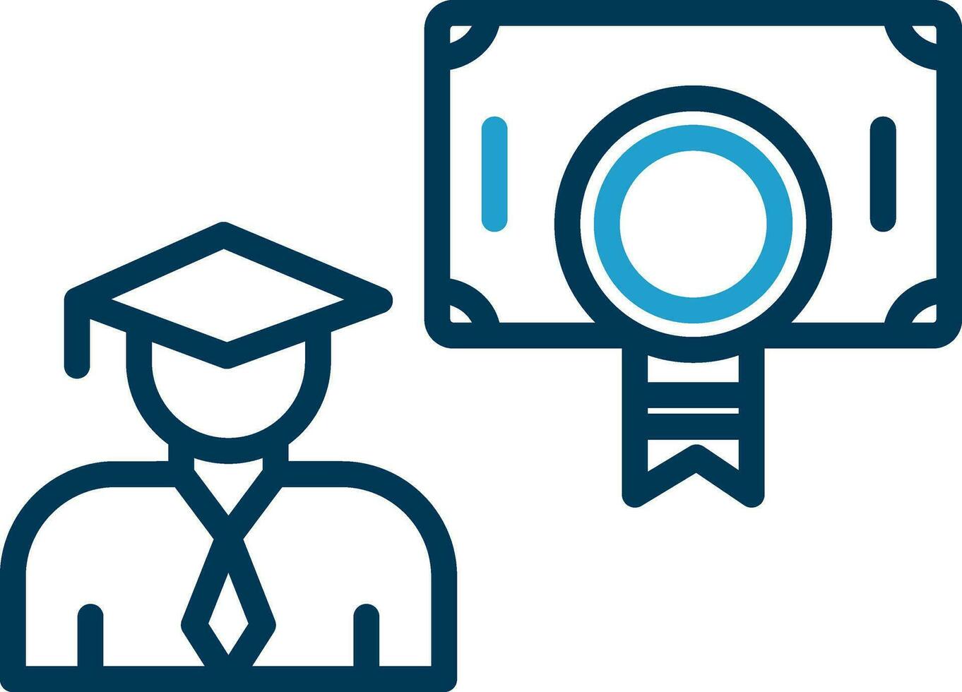 Postgraduate Vector Icon Design