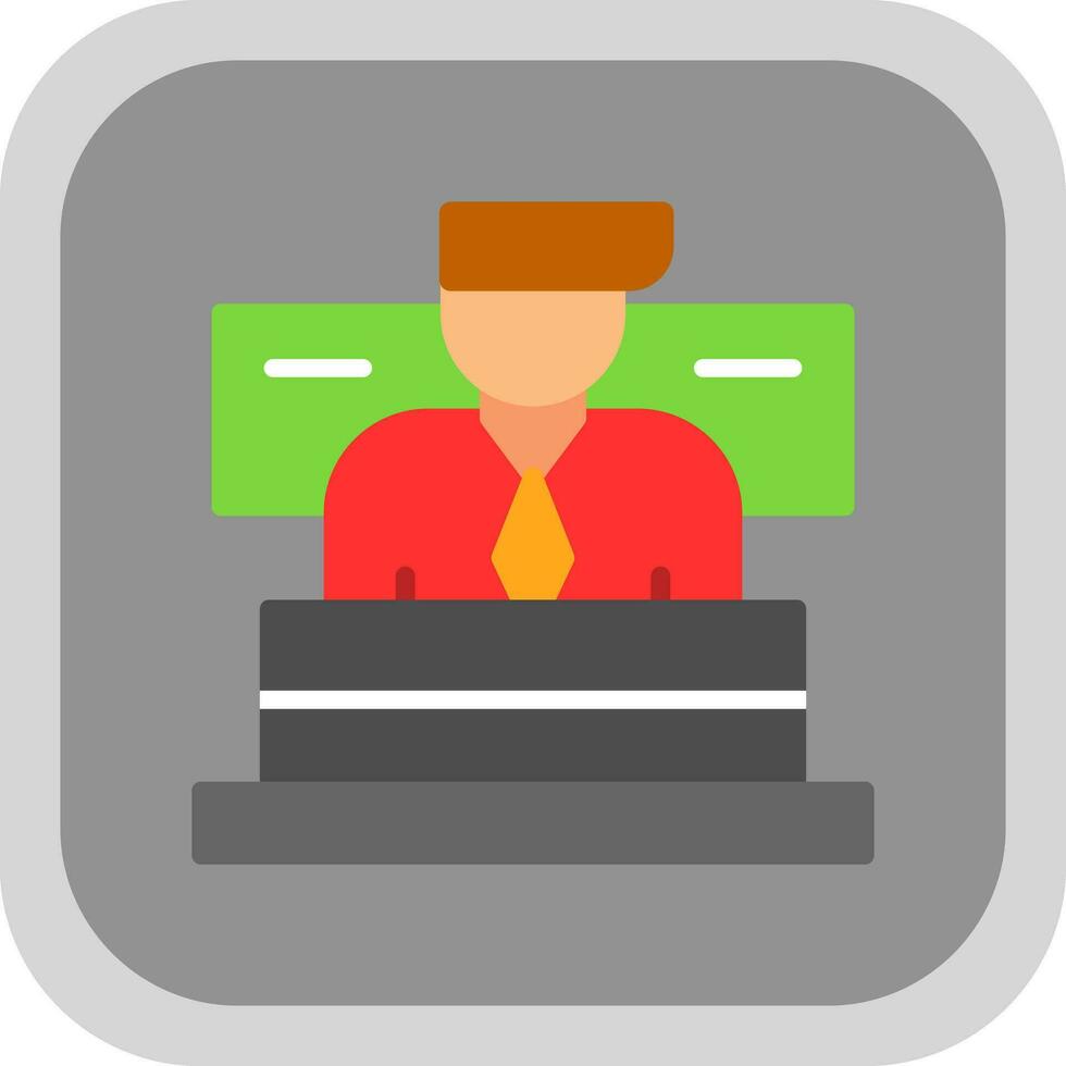 Faculty Vector Icon Design