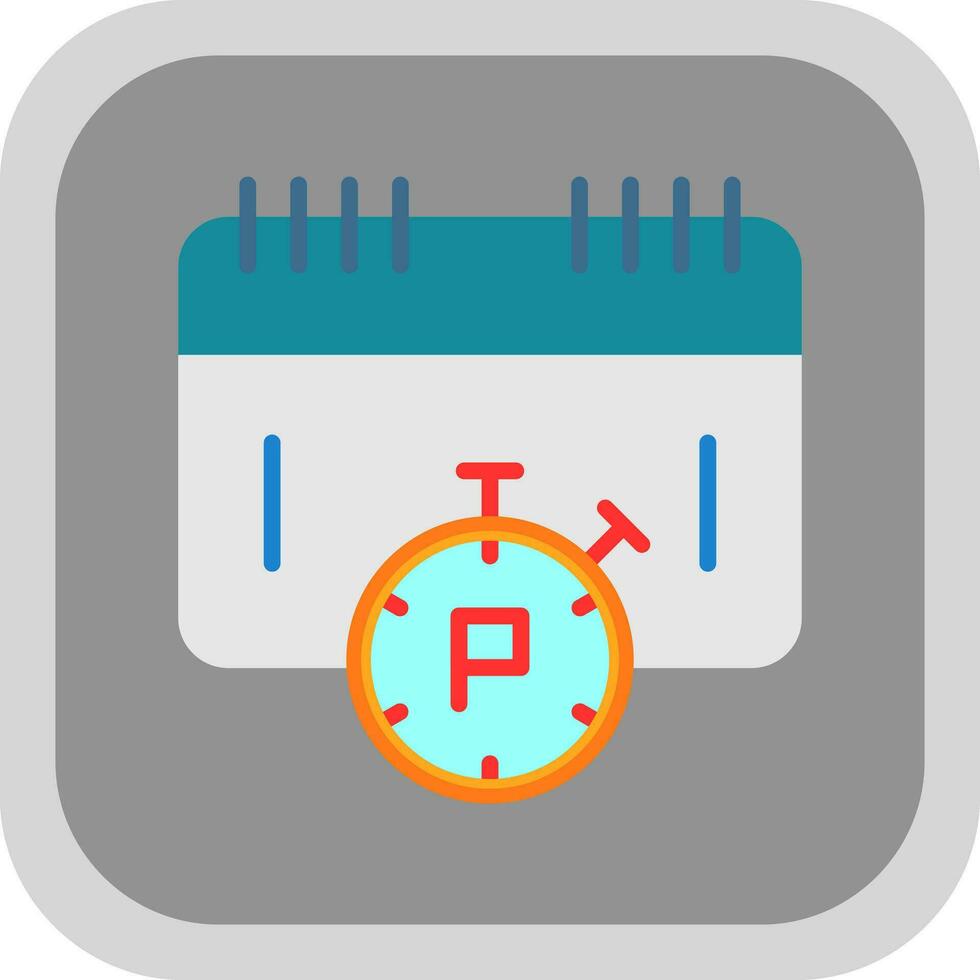 Deadline Vector Icon Design