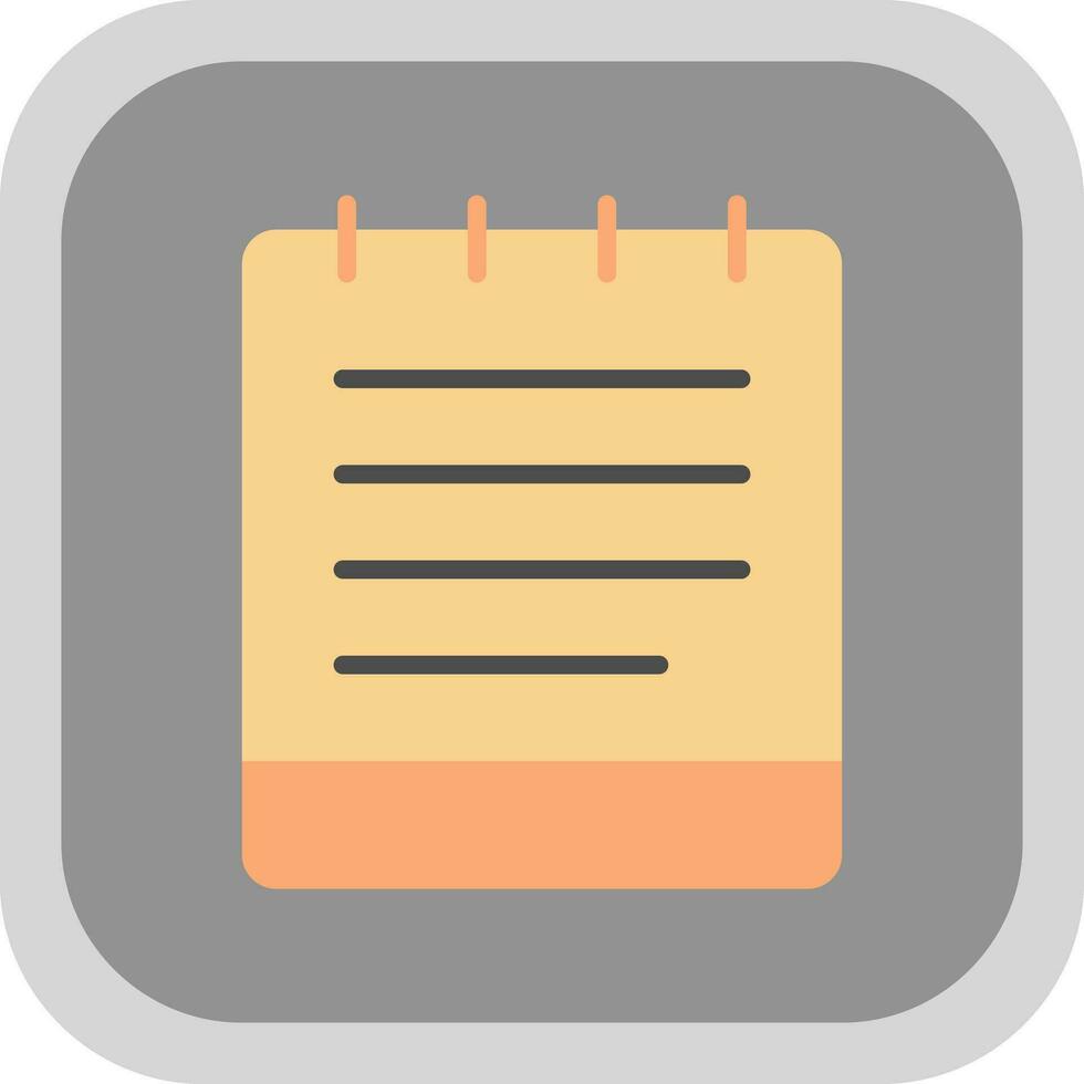 Notebook Vector Icon Design