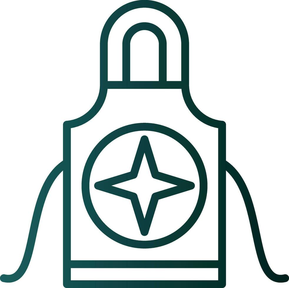 Apron Vector Icon Design