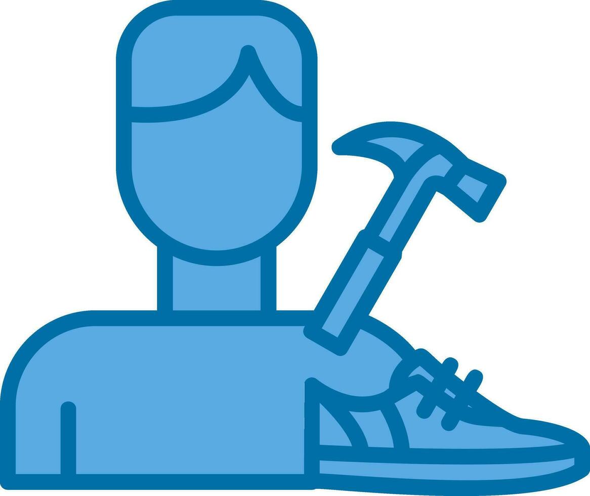 Shoemaker Vector Icon Design