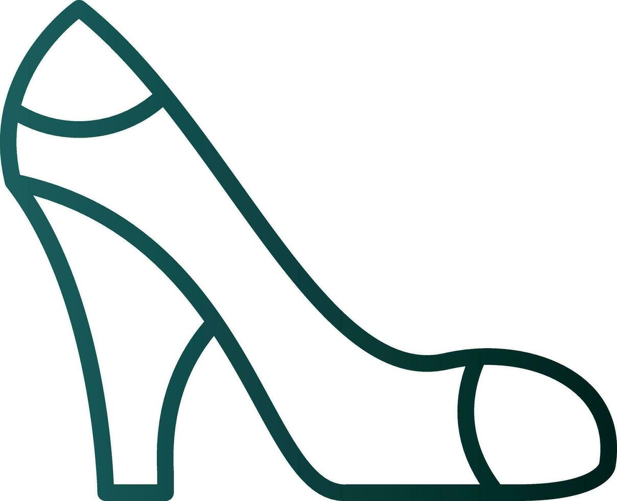 Woman shoes Vector Icon Design