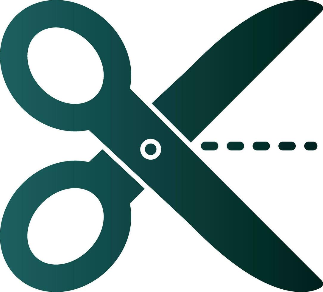 Cutting Vector Icon Design