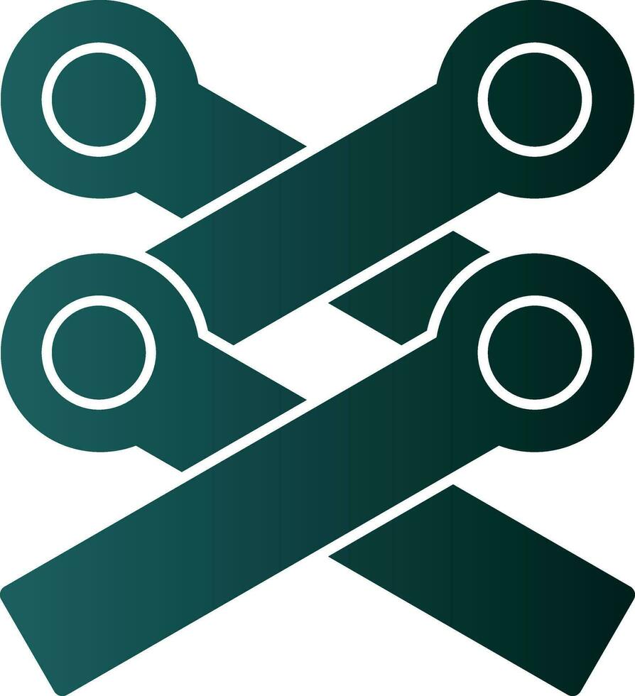 Shoe laces Vector Icon Design