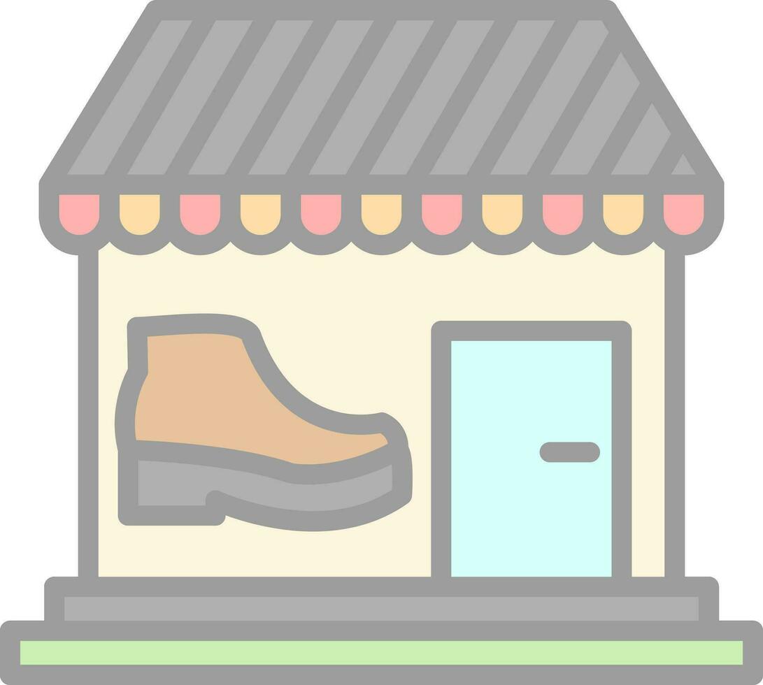 Shoe shop Vector Icon Design