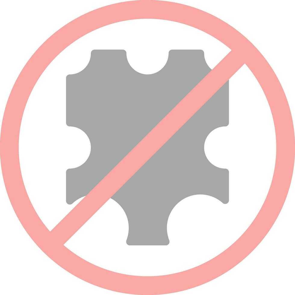 No leather Vector Icon Design