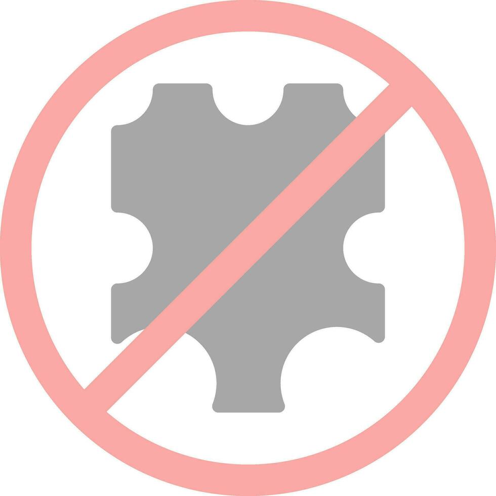 No cuero vector icono diseño