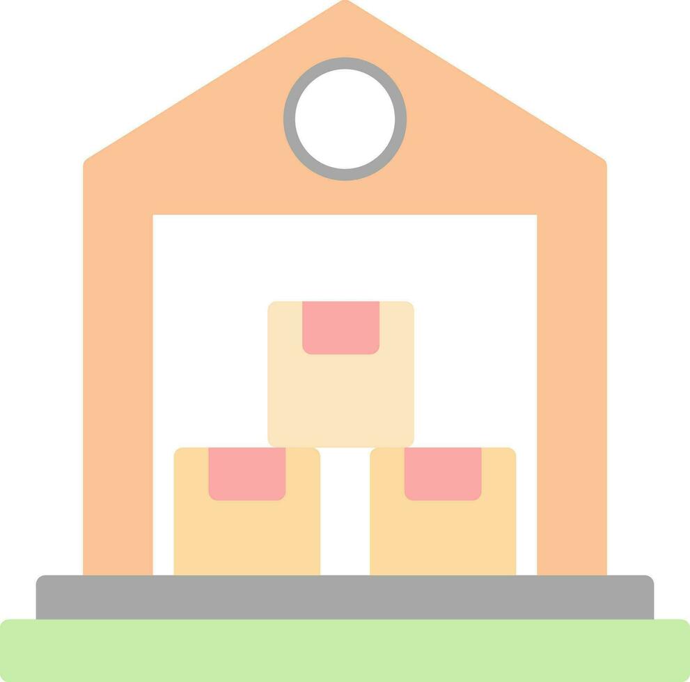 Warehouse Vector Icon Design