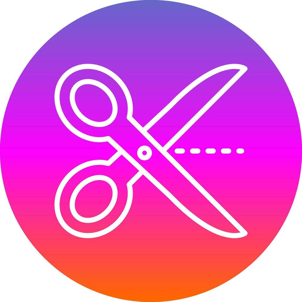 Cutting Vector Icon Design