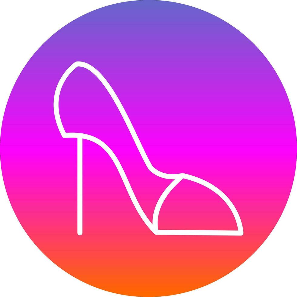 diseño de icono de vector de tacones altos