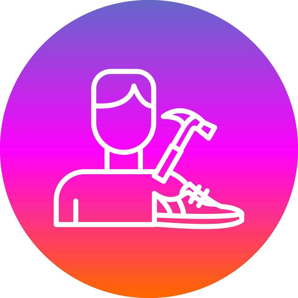 Shoemaker Vector Icon Design