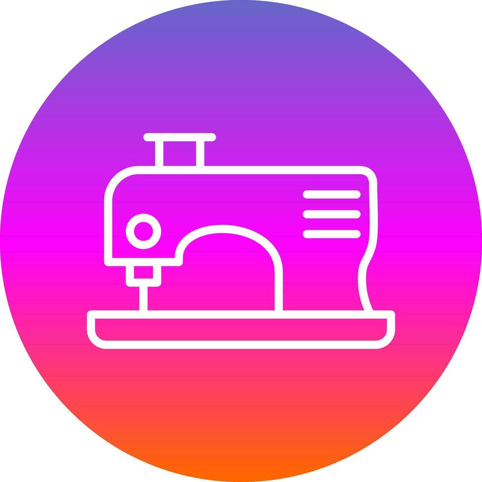 diseño de icono de vector de máquina de coser