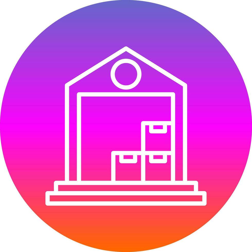 Warehouse Vector Icon Design