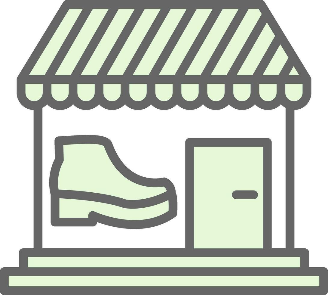 Shoe shop Vector Icon Design