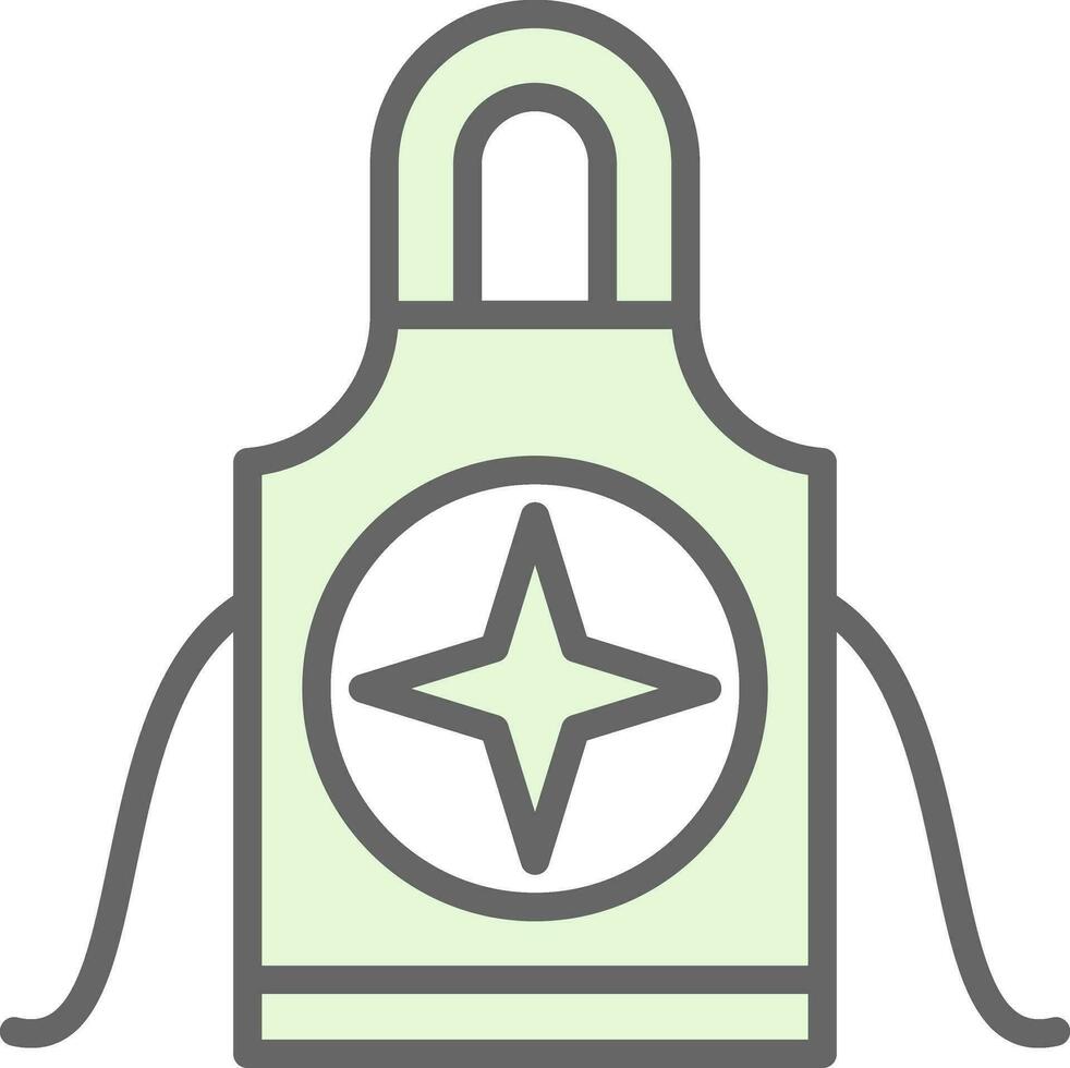 Apron Vector Icon Design