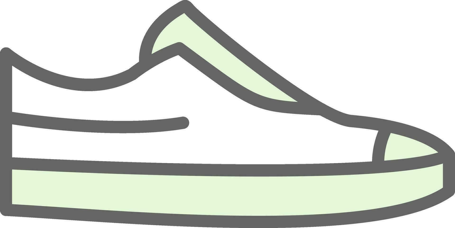 diseño de icono de vector de zapatillas