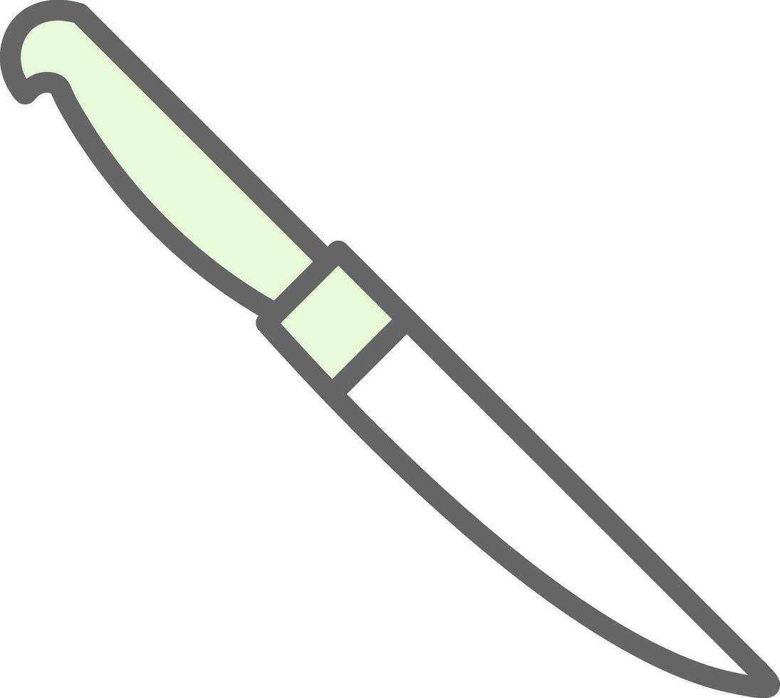 diseño de icono de vector de cuchillo