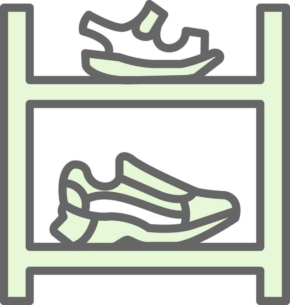 Shoe rack Vector Icon Design