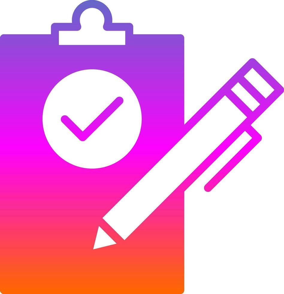 Contract Vector Icon Design
