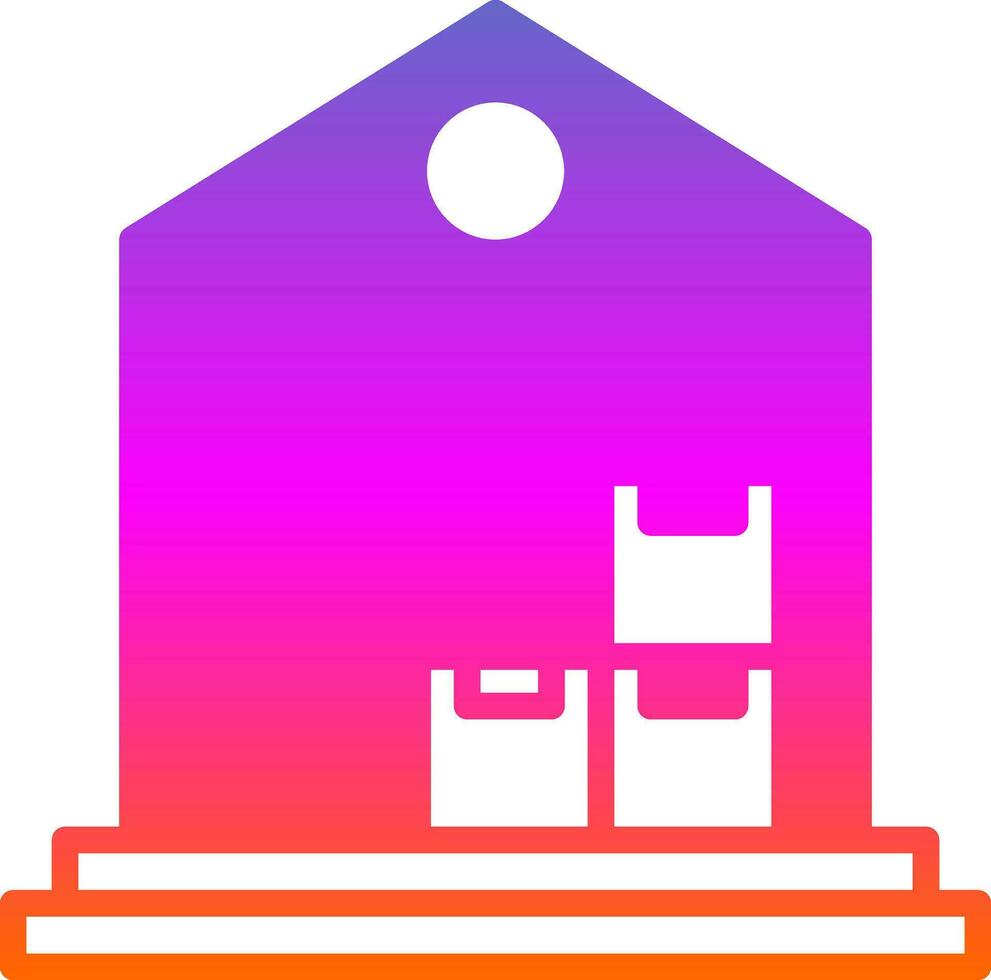 Warehouse Vector Icon Design