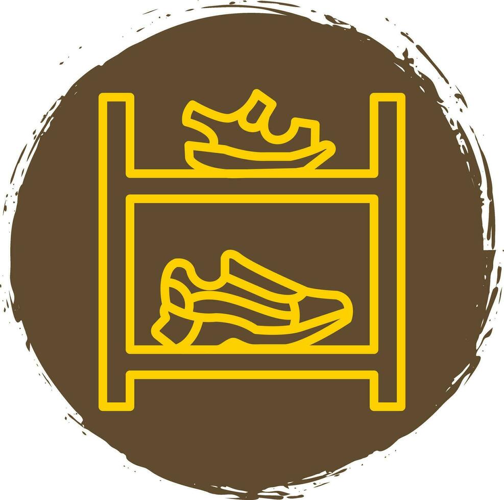 Shoe rack Vector Icon Design