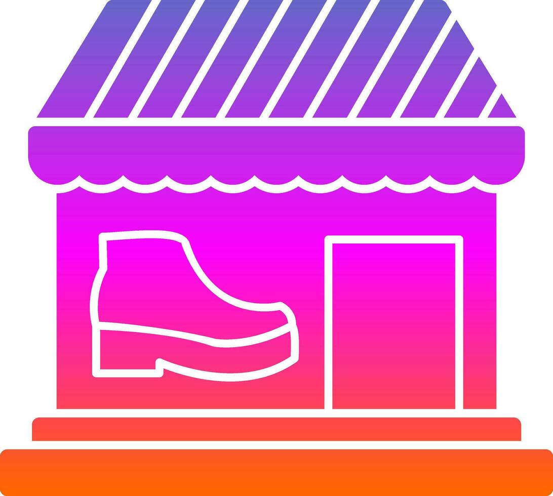 Shoe shop Vector Icon Design