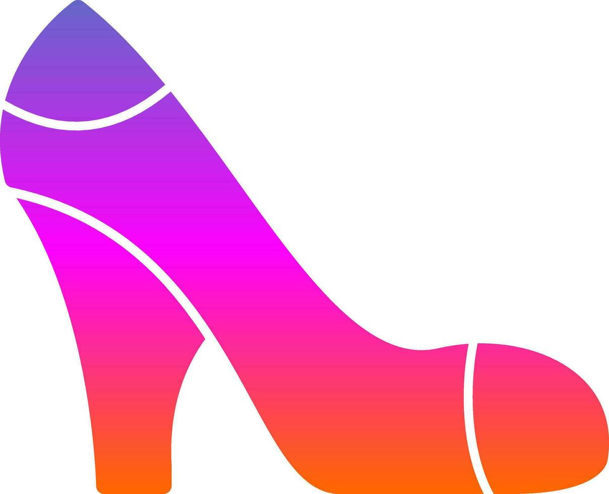 Woman shoes Vector Icon Design