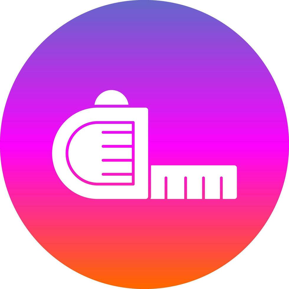 Measuring tape Vector Icon Design