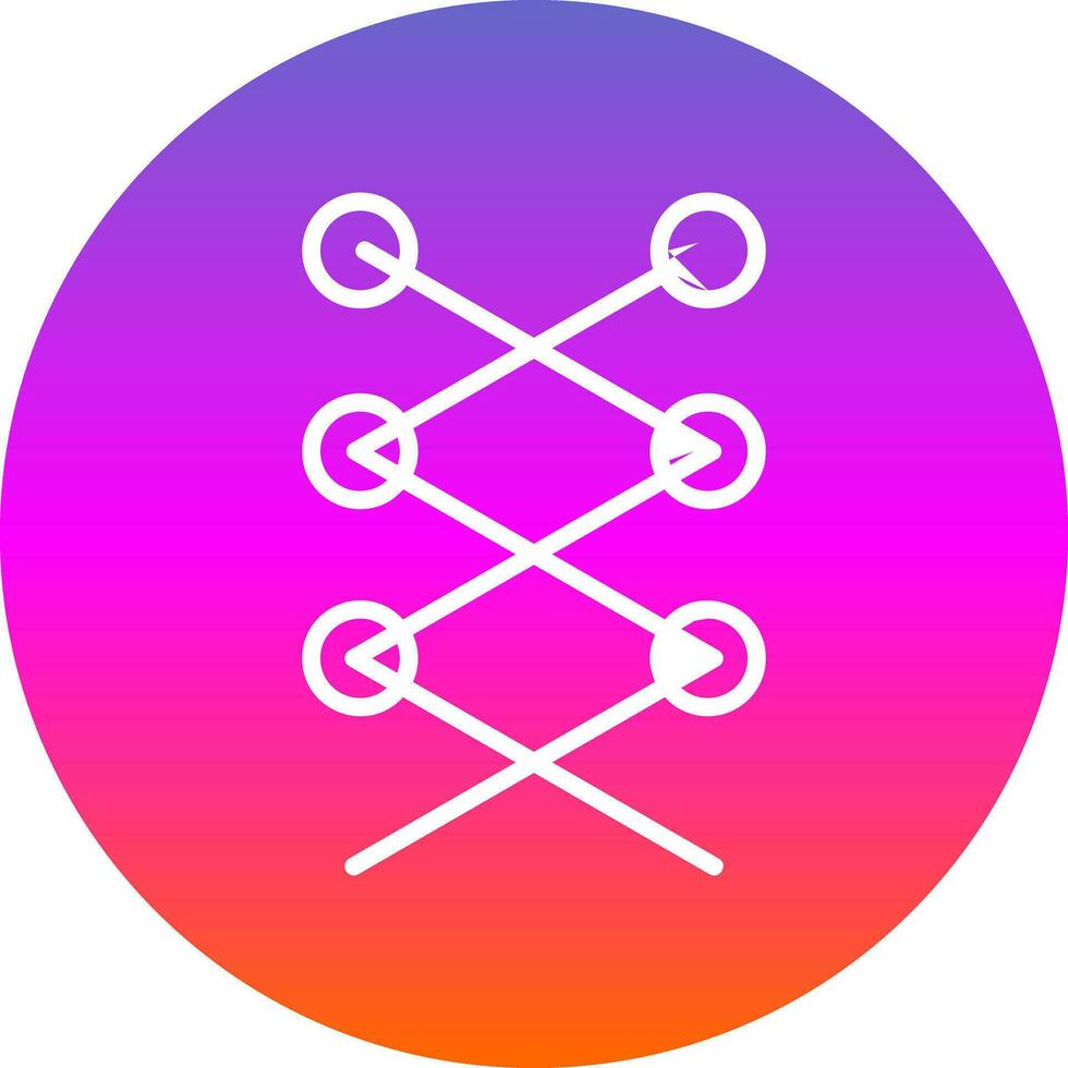Shoe laces Vector Icon Design