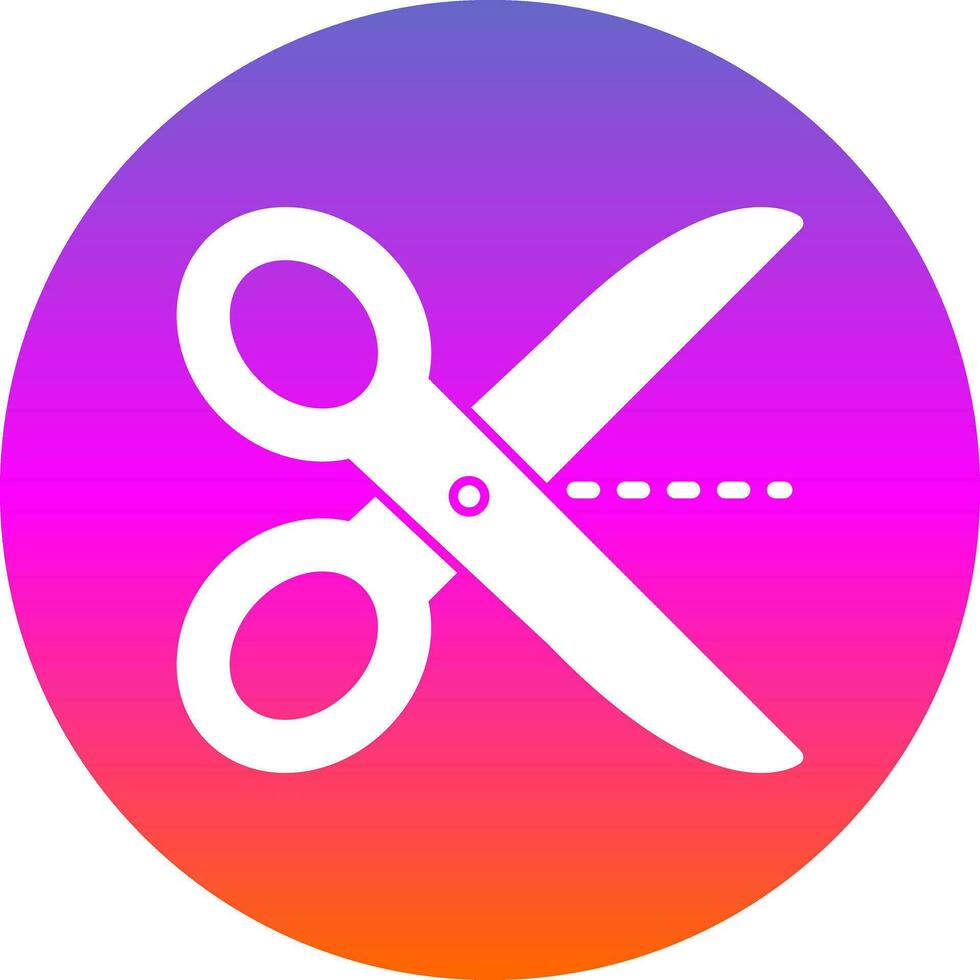 Cutting Vector Icon Design