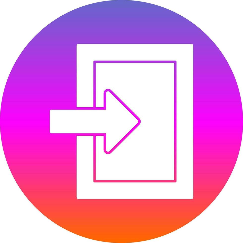 Sign in Vector Icon Design