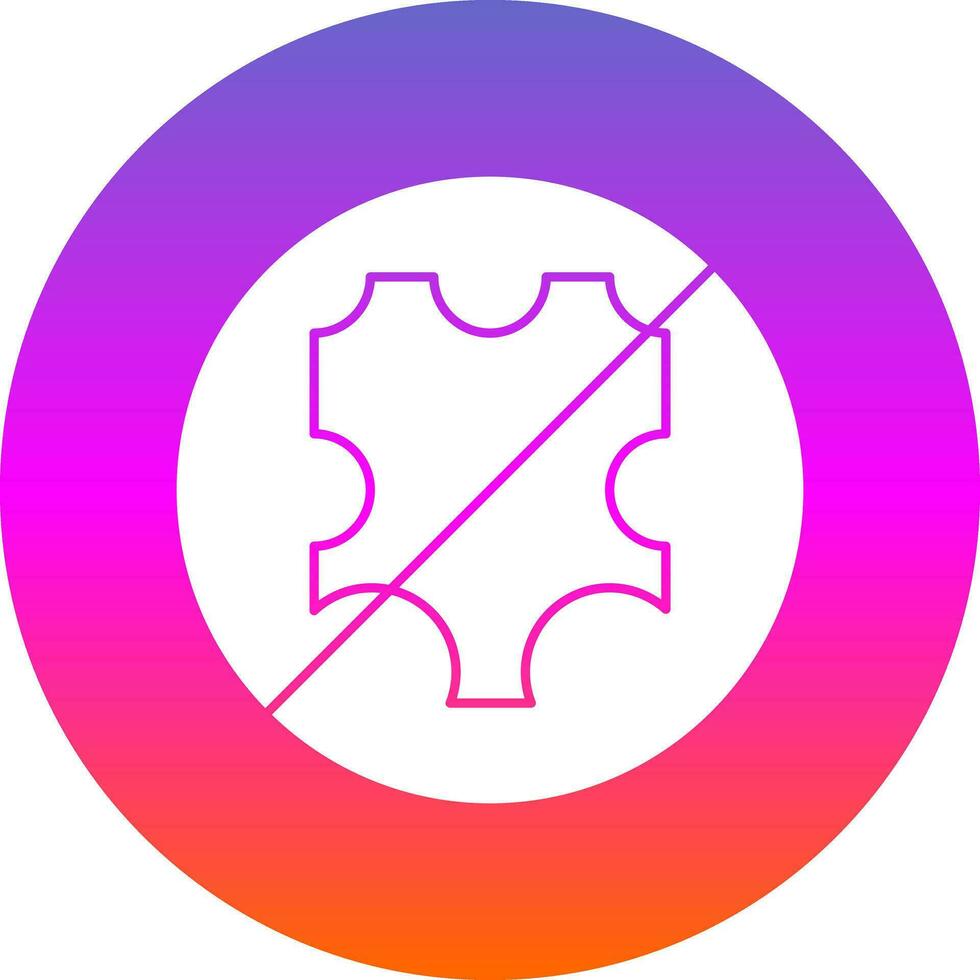 No leather Vector Icon Design