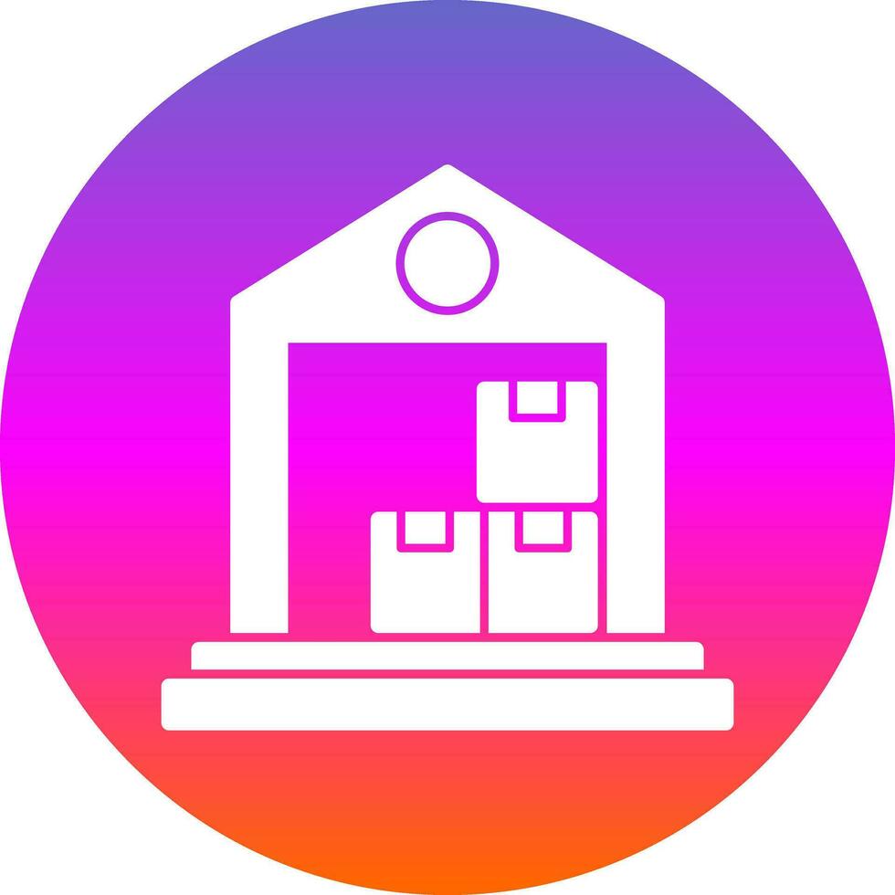 Warehouse Vector Icon Design