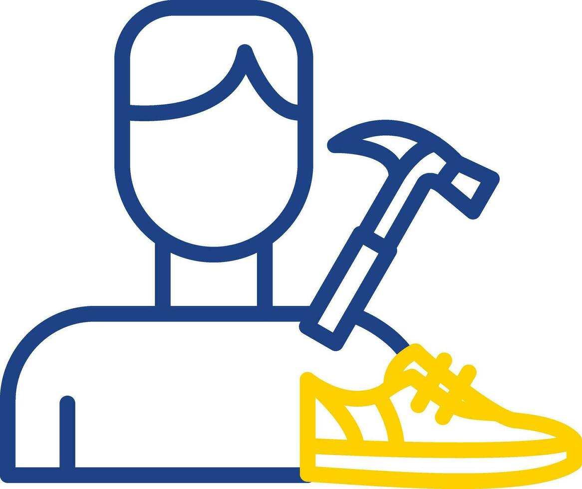 Shoemaker Vector Icon Design