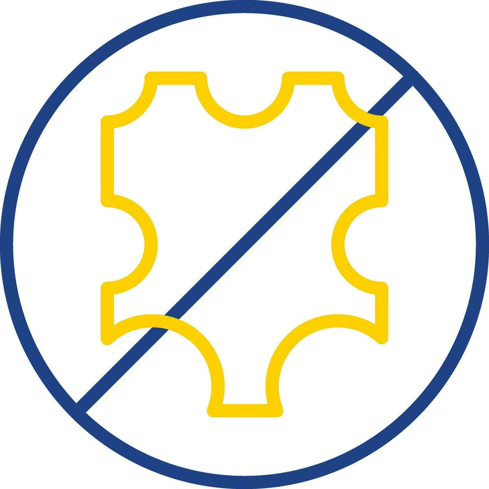 No leather Vector Icon Design