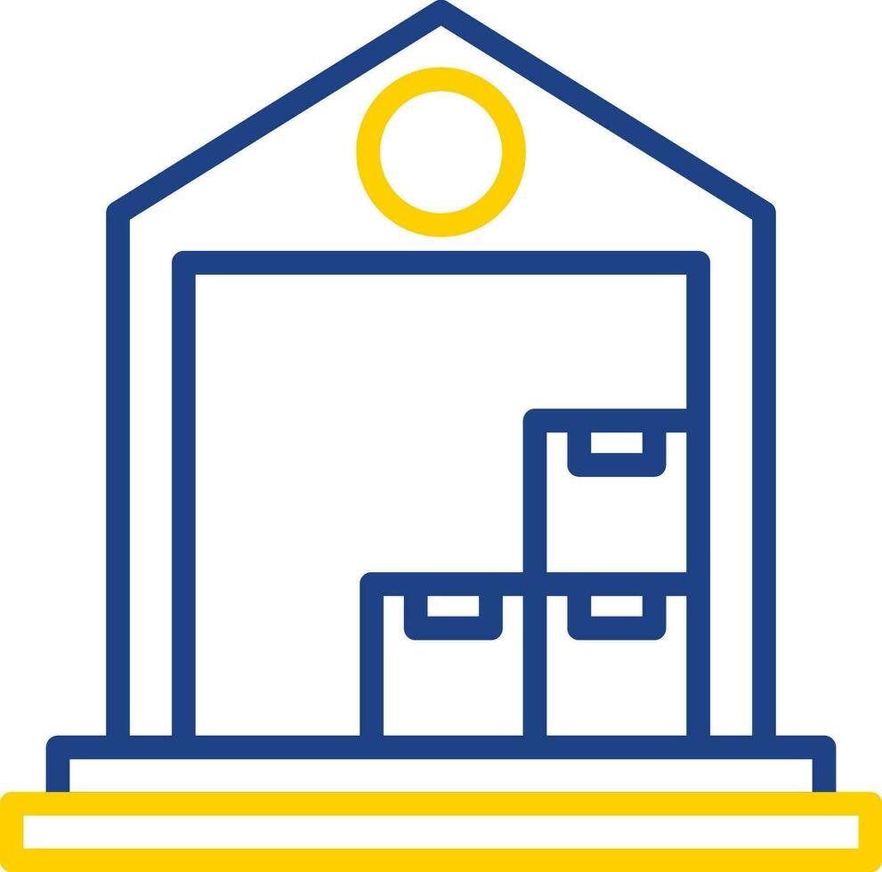 Warehouse Vector Icon Design