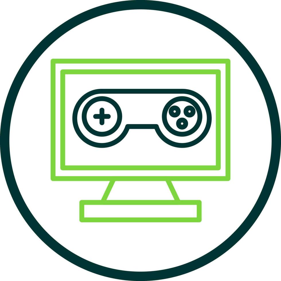 Pc game Vector Icon Design