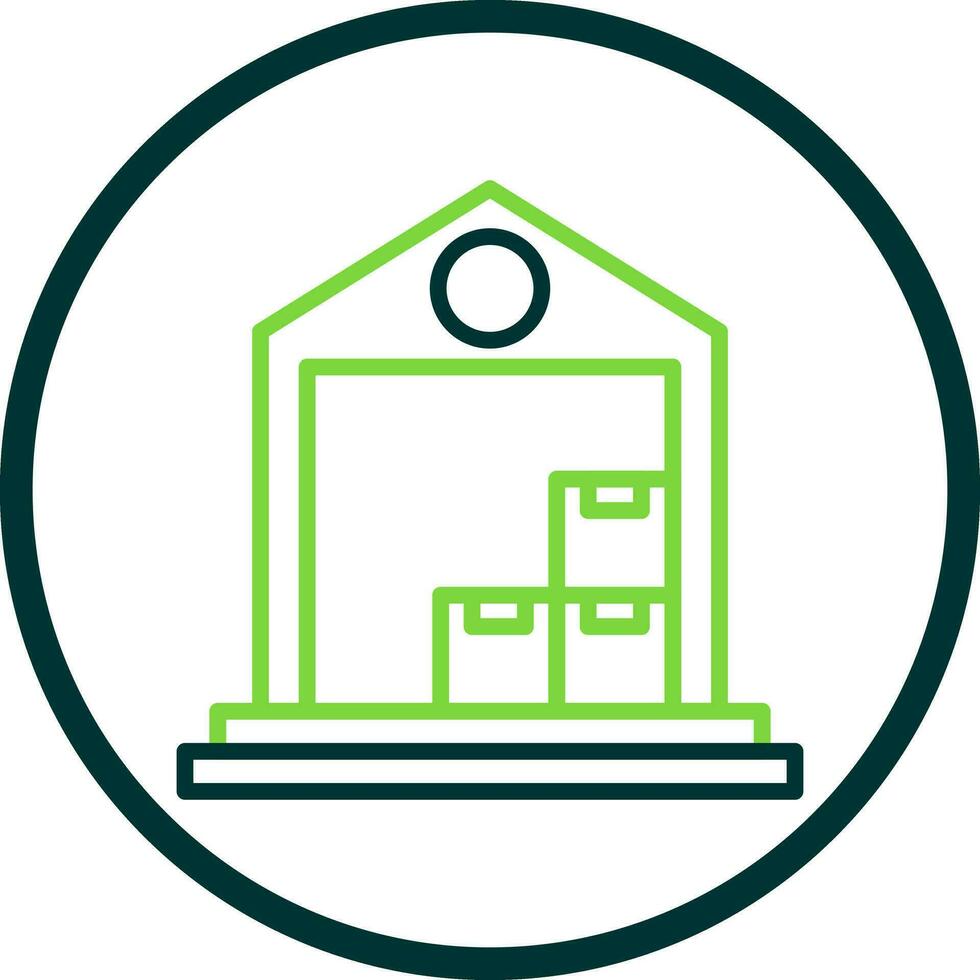 Warehouse Vector Icon Design