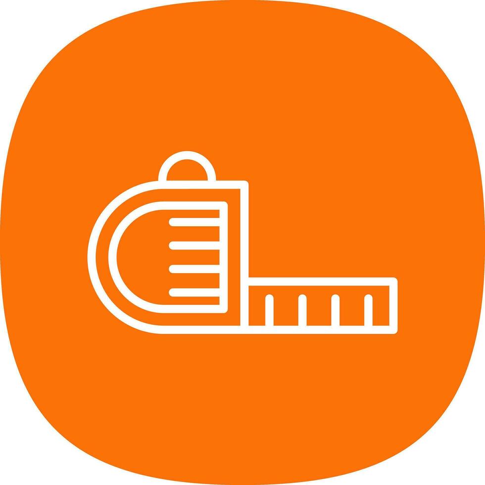 Measuring tape Vector Icon Design