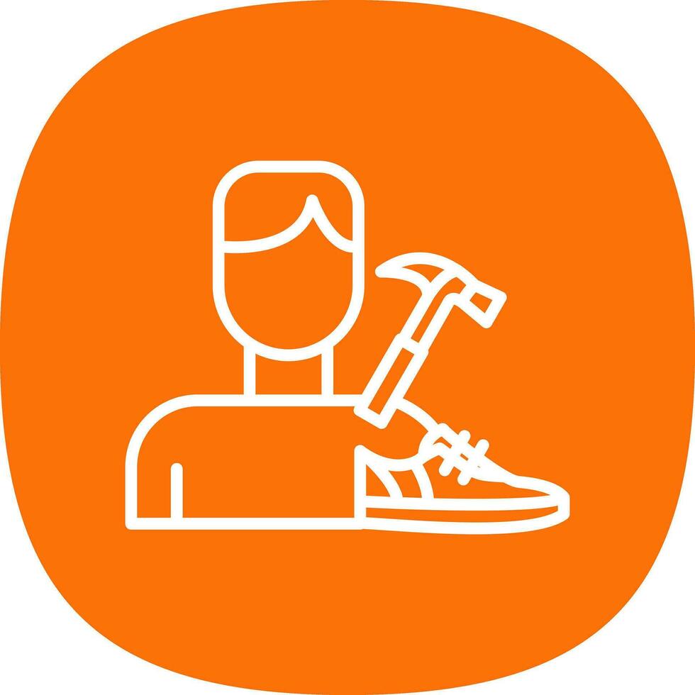 Shoemaker Vector Icon Design