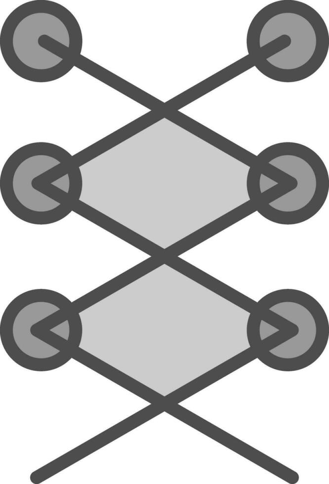 Shoe laces Vector Icon Design
