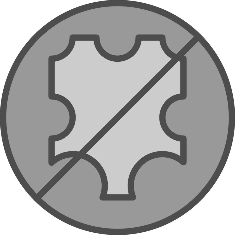 No leather Vector Icon Design