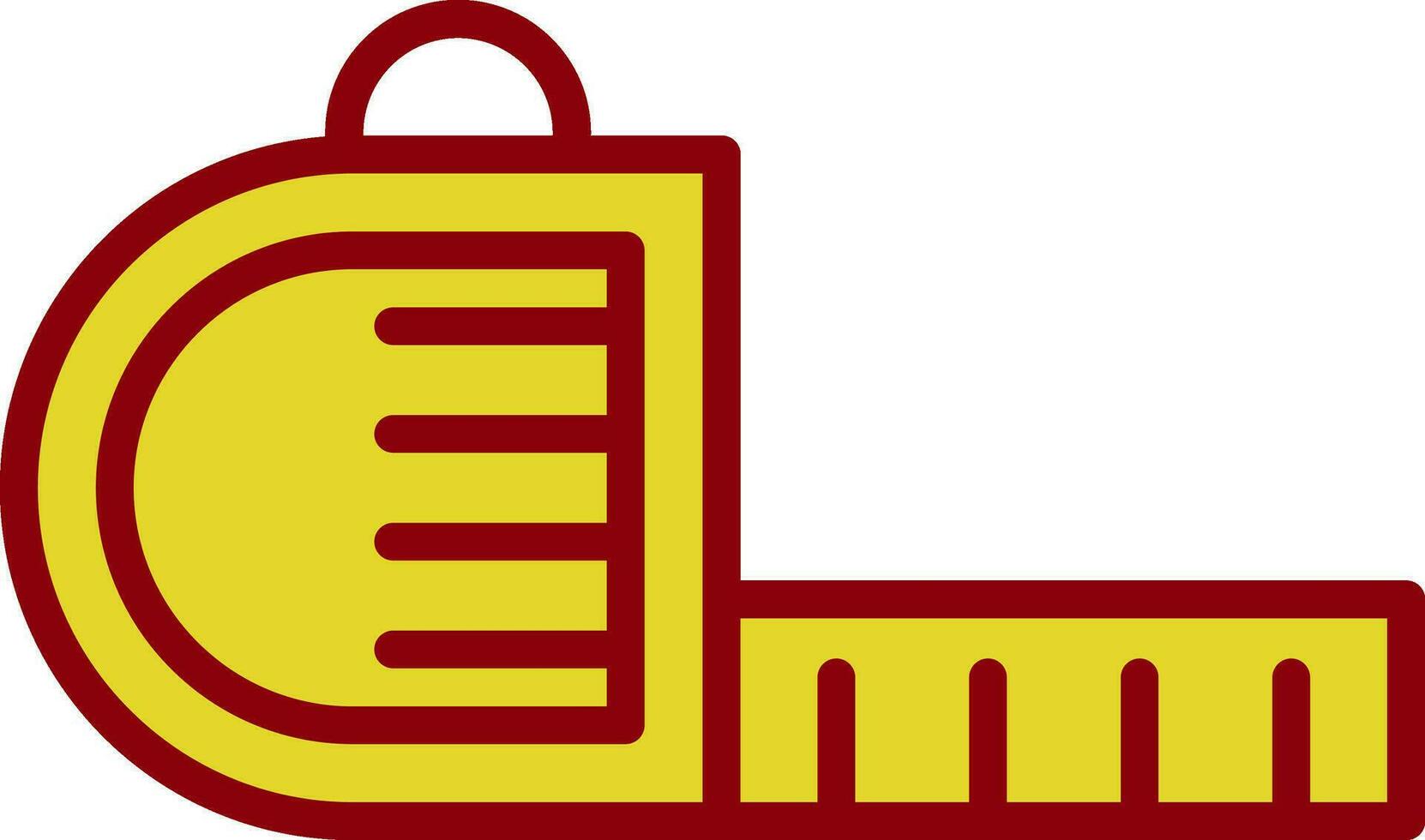 Measuring tape Vector Icon Design