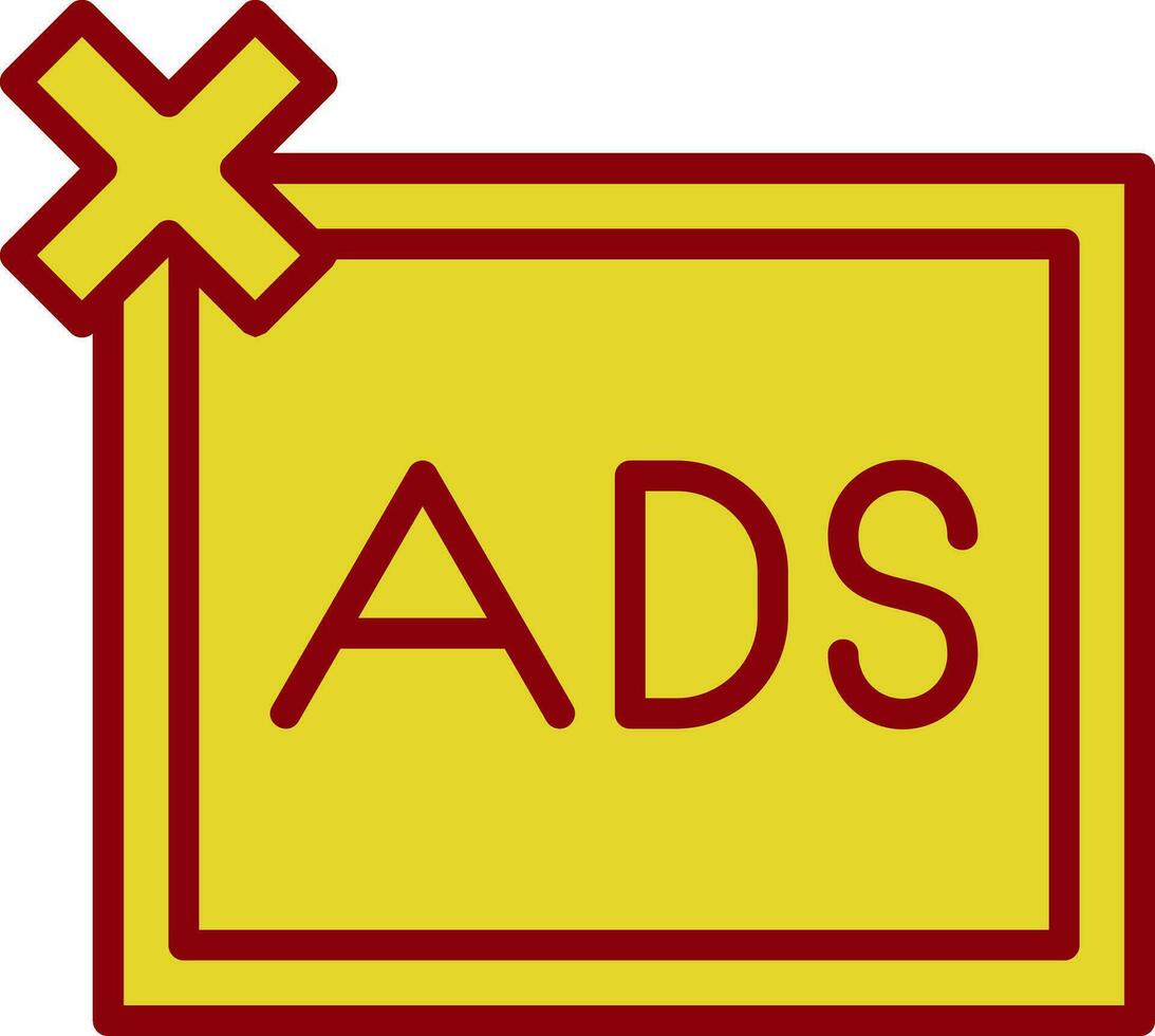 Remove ads Vector Icon Design