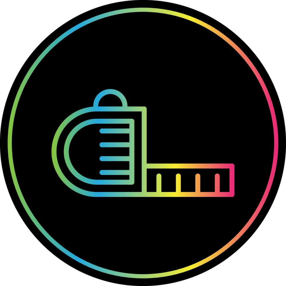 Measuring tape Vector Icon Design